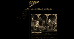 Desktop Screenshot of lonestarlegacy1880.com